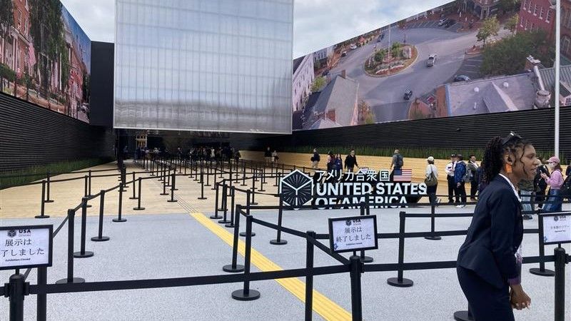 【速報】大阪・関西万博「アメリカ館」で技術的なトラブル　一時、入館案内を停止するも正午過ぎに再開